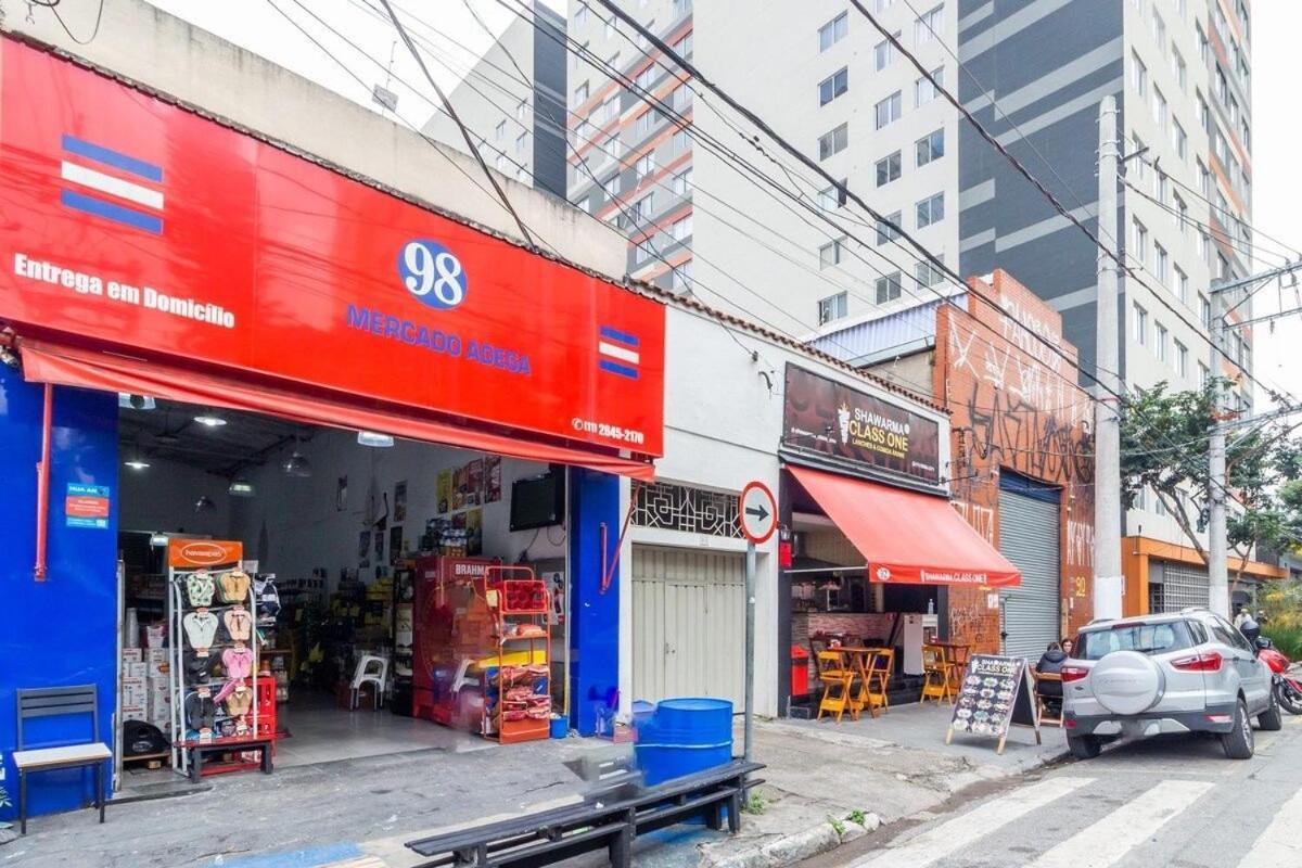 Aconchegante Studio No Bras Com Piscina/Metro Bras São Paulo Extérieur photo